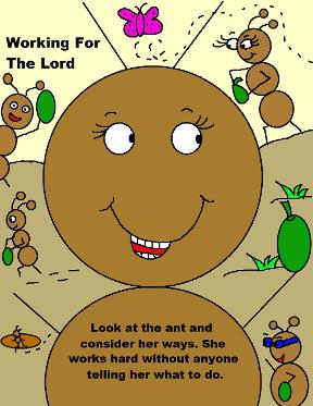 Ant Bible Story Telling Picture Image Ant Labor Day Working For The Lord Clipart  