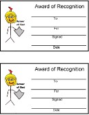 Armor of God Award Certificate