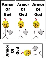 Armor of God Bookmarks