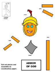 Armor of God Activity Sheet For Kids