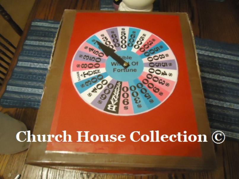 Bible Wheel of Fortune Game DIY idea to make your own by ChurchHouseCollection.com