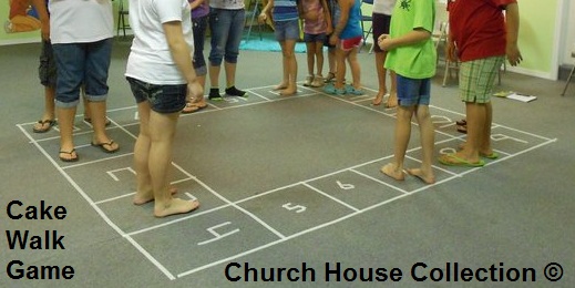 Cake Walk Game For Children's Church