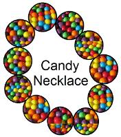 Candy Necklace Snack Idea