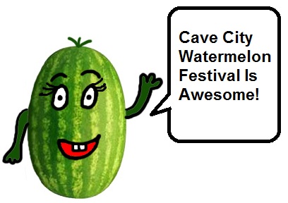 Cave City Watermelon Festvial Clipart Picture