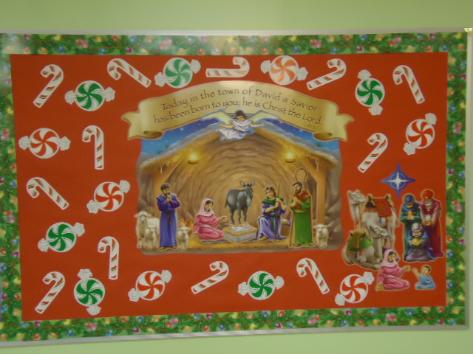 Nativity Scene Bulletin Board Ideas For Church