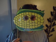 Corn Face Mask Cutout Printout