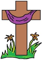 Easter Cross Glitter Graphic Gif animation Picture