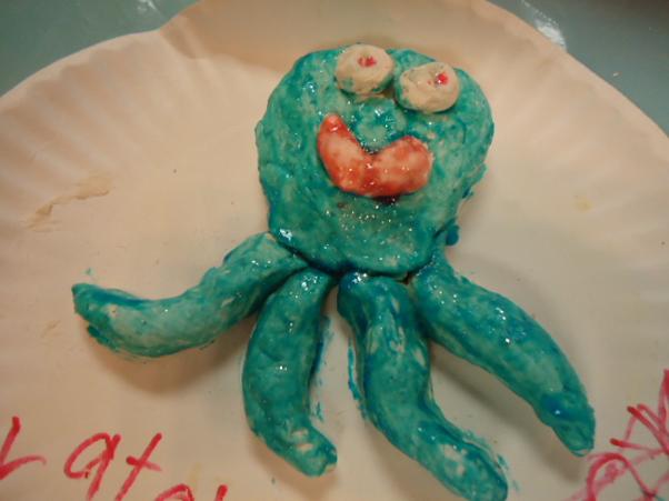 Jonah and The Whale VBS Idea- salt dough octopus
