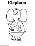 Elephant Coloring Pages- Animal Coloring Pages For Kids