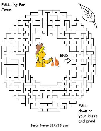 Fall Maze Falling For Jesus