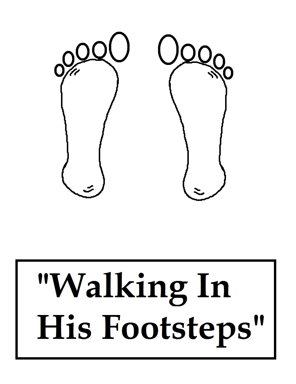 walking with jesus coloring pages - photo #4