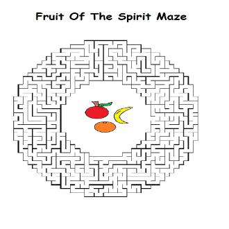 Free Fruit of The Spirit Sunday School Lesson For Kids By Church House Collection©