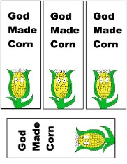 God Made Corn Bookmarks