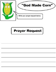 God Made Corn Prayer Request