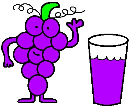 Grapes and Grape Juice Clipart