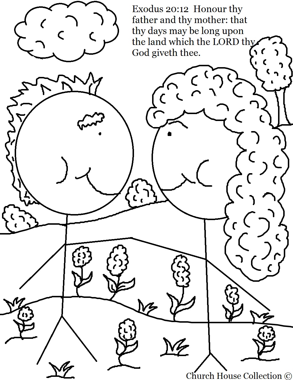 Your Parents coloring pages churchhousecollection