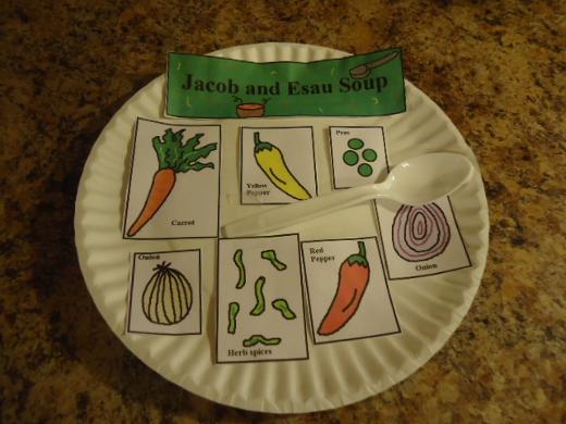 Esau and Jacob Soup Crafts
