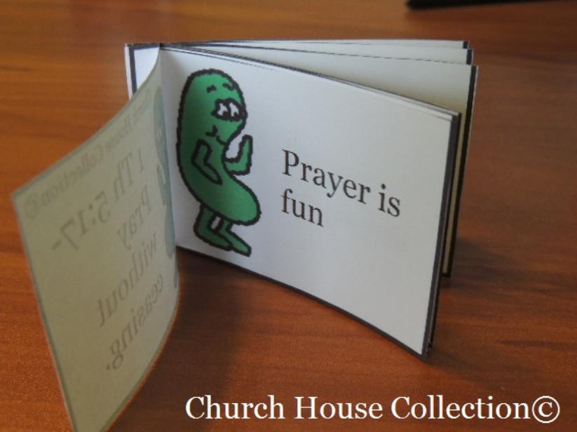 Jelly Bean Prayer Booklet Cutout For Kids for Easter