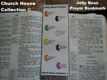 Jelly Bean Prayer Bookmark