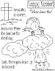 Easter Coloring Pages- Easter Resurrection coloring pages- Jesus resurrection coloring pages