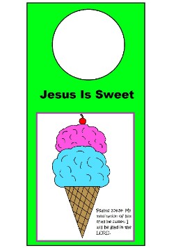 Vacation Bible School Themes- Ice Cream Jesus is Sweet VBS
