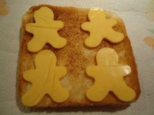 Jesus loves the little children snack cheese toast