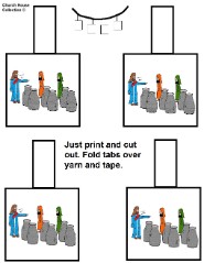 Jesus Turns Water Into Wine Necklace Craft
