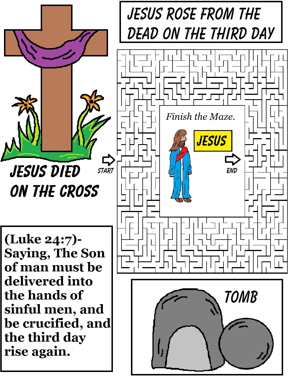 Christian Easter Crafts For Sunday School