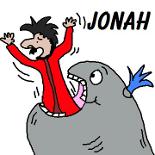 Jonah and The Whale Sunday School Bible Coloring Pages