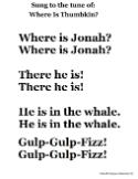 Jonah and the whale songs