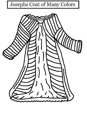  Joseph and The Coat of Many Colors Coloring page