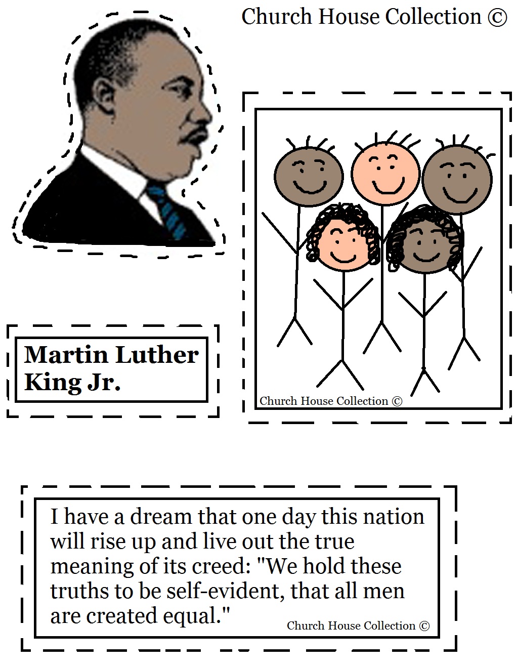 i have a dream speech coloring pages - photo #48