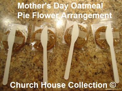 Mother's Day Oatmeal Pie Flower Arrangement