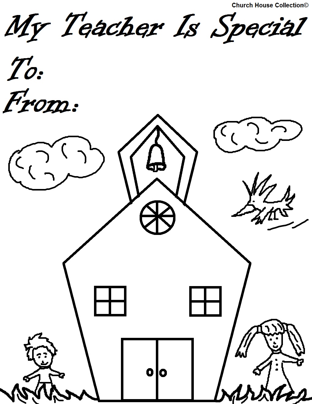 i love my school coloring pages - photo #18