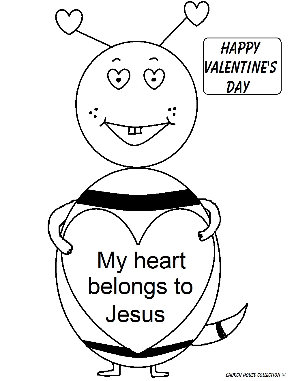 valentine bible coloring pages - photo #23