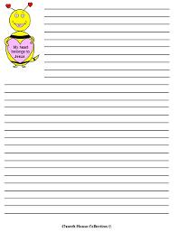 My heart belongs to Jesus Valentine Bee writing paper