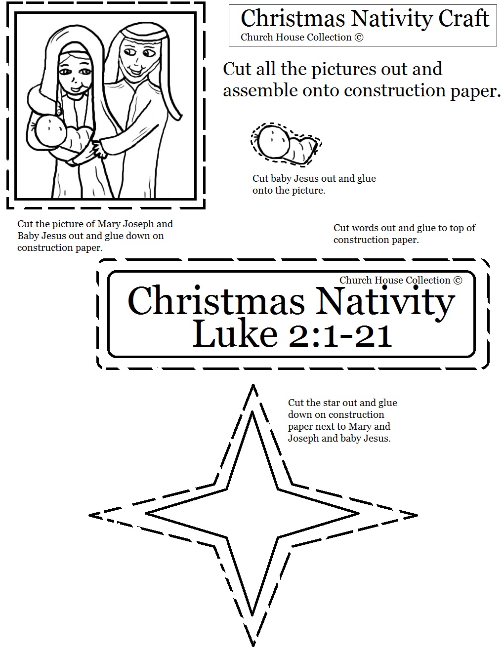 Nativity Sunday School Lesson