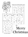 Nativity Maze for Sunday School Children's Church Christmas Kids