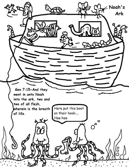 Free Noah's Ark Sunday School Lesson For Kids