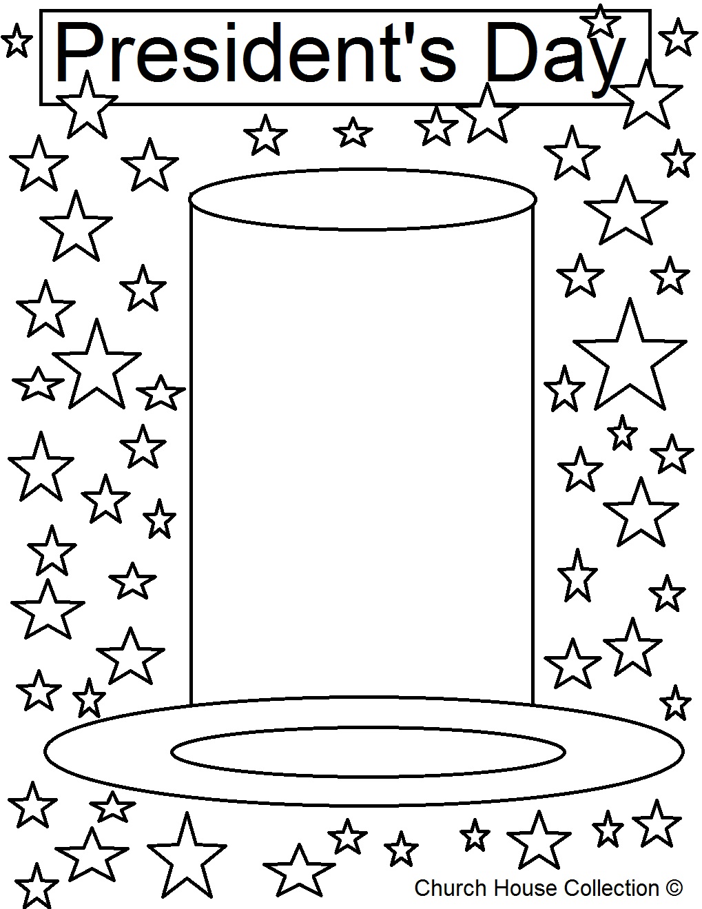 Abraham Lincoln Coloring Page