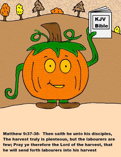 Christian Pumpkin Colored Pages