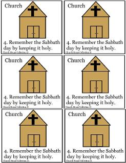 Remember The Sabbath Day By Keeping It Holy Template