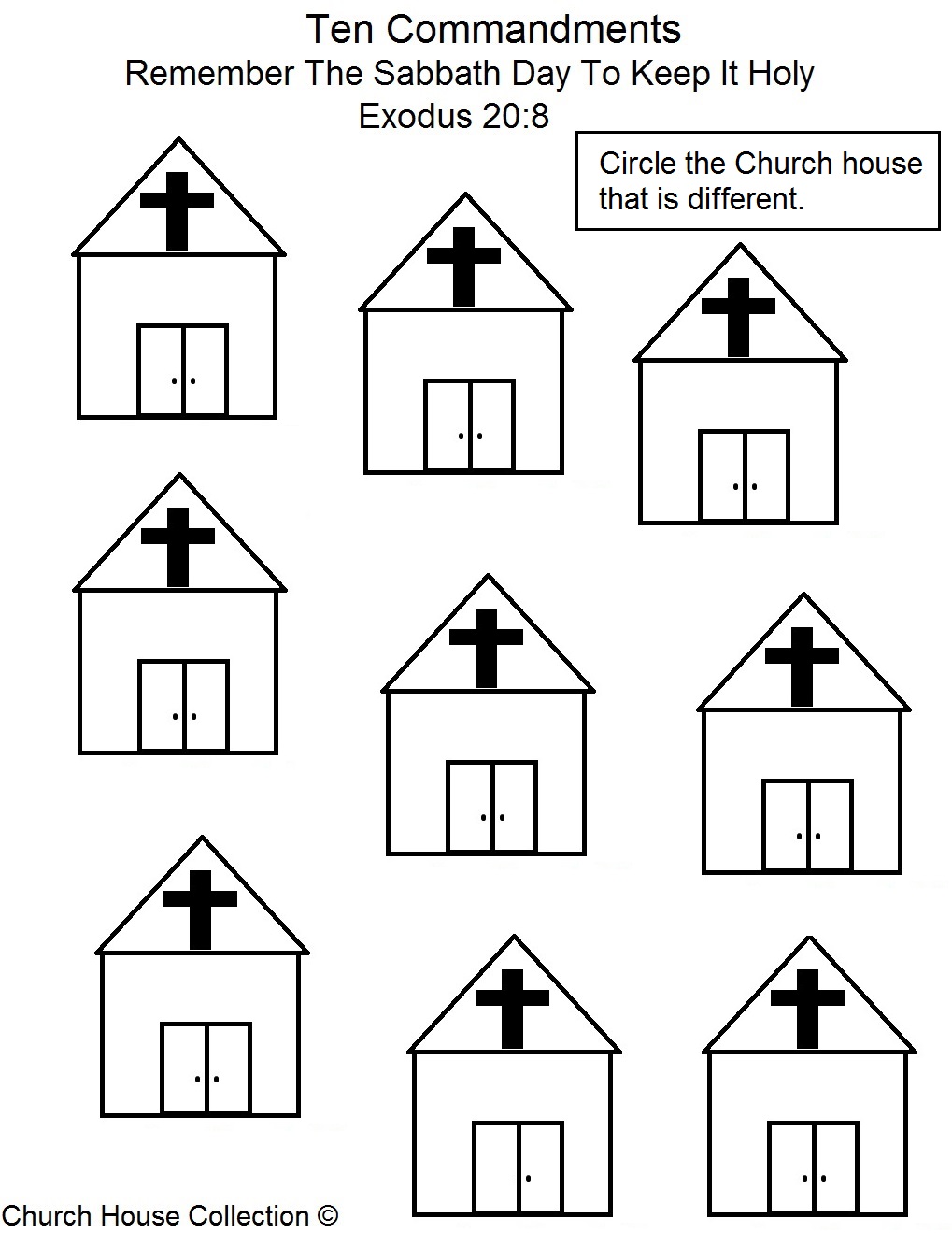 sabbath day coloring pages - photo #31