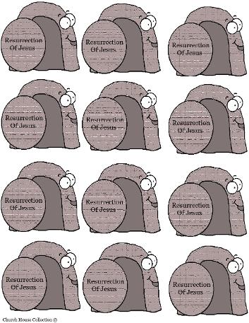Resurrection Of Jesus Easter Tomb Template