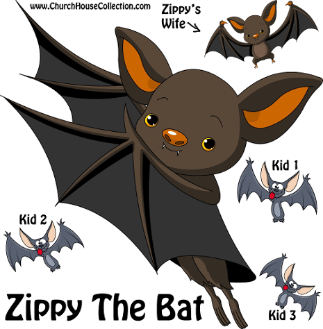 Mr. Kitty And Zippy The Bat 