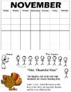 Printable Thanksgiving Calendar Ten Lepers One Thankful Man Turkey