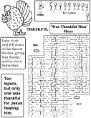 Thanksgiving Turkey One Thankful Man Ten Lepers Maze