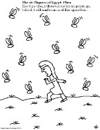 The 10 Plagues of Egypt Coloring Pages