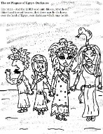 The 10 Plagues of Egypt Coloring Pages