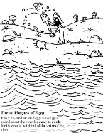 The 10 Plagues of Egypt Coloring Pages